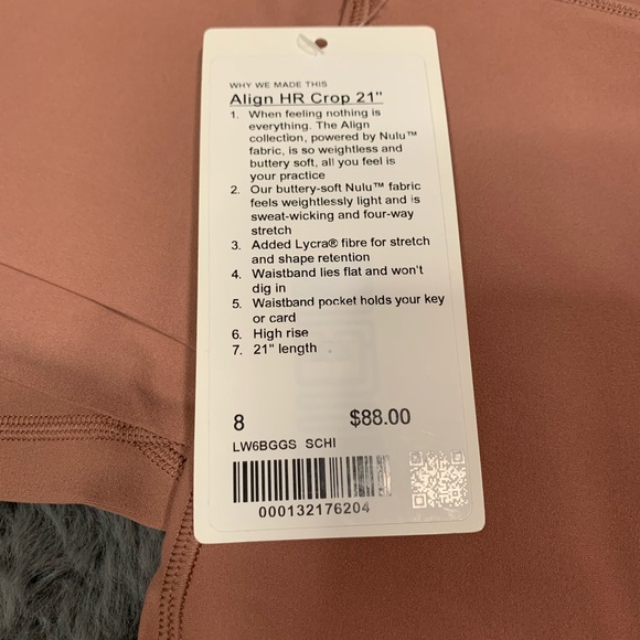 Lululemon align crop 21” - Picture 4 of 5